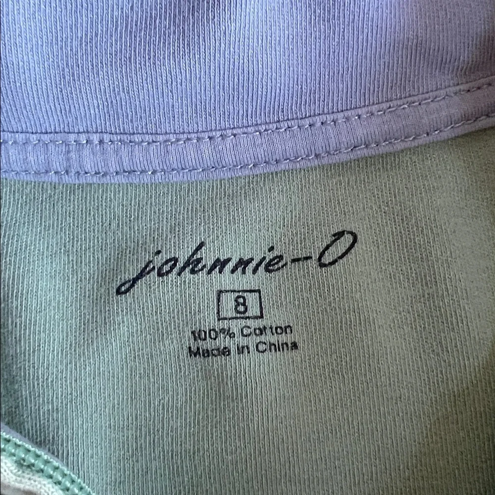 johnnie-O Teal Zip-Up Sweater